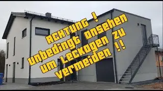 BlowerDoor Test in einem Einfamilienhaus mit Lackageortung