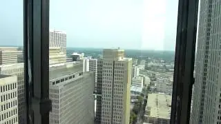 Westin Peachtree Atlanta, Elevator Ride to Observation Deck, 72nd floor