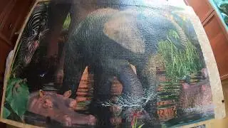 Time Lapse Puzzle Ravensburger At The Waterhole Part C of 18 000