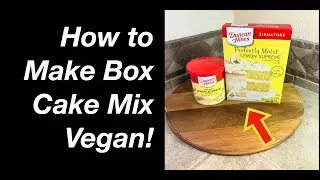 How to Make a Vegan Cake!