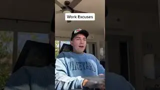 Work Excuses&hellip;Part 1 #remote #remotework #wfh #wfhlife #workfromhome #shorts
