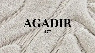 Tapis cr&egrave;me moderne AGADIR 477 - Cr&egrave;me