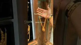 👌only 20 grams gold long hara design/light weight gold hara collection/fancy long chain
