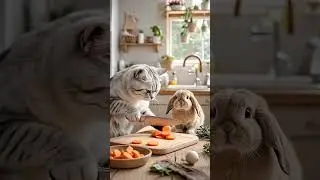 AI CAT AND RABBIT STORY #ai