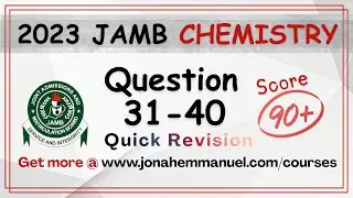 Часть 4. Вопросы и ответы прошлых лет по химии для экзамена JAMB 2023. Повторение материала. #exc...