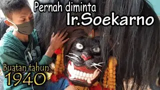 Barongan Blora Kuno Buatan Tahun 1940 Milik Sami Mulang Joyo, Pernah Diminta Ir.Soekarno