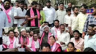 BRS Cadres Protest across Telangana over SIT Notice to KCR in Phone Tapping Case