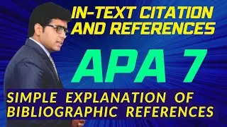 APA 7 REFERENCING FORMAT || APA 7 EDITION IN TEXT CITATION || BIBLIOGRAPHY REFERENCES URDU