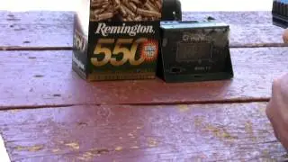 SR22 Chrony Chronograph  Remington Golden Bullets