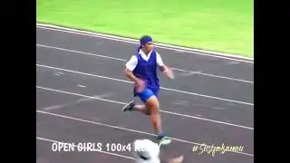 INTERMEDIATE GIRLS 100x4 RELAY FINAL :: 2023 Tonga Inter-College Athletic Sports Competition