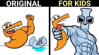 Revenge of Alphabet Lore I to Bully Number Lore 5 (DRAWING)