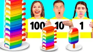 100 Слоев Еды Челлендж | Эпичная Битва с Едой от Fun Teen
