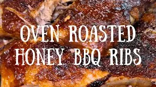 Fall Off The Bone Oven BBQ Ribs | Easy Honey BBQ Recipe 