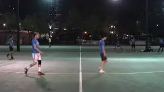 皇翼 D9017   百一米蘭(黑) VS 軒達工程(淺藍) 上半場