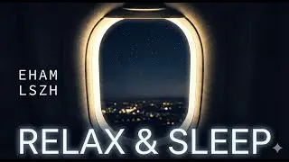 Night Flight | Steady Engine Sound | Relax & Sleep