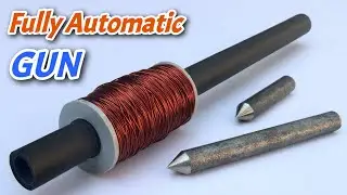 How to make Fully Automatic Coil Gun at home in hindi