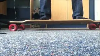 Madrid Bamboo Dream drop thru longboard flex test
