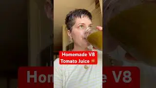 Fresh Tomato Juice Recipe (Homemade V8 Juice) 🍅 #recipe #juice #juicer