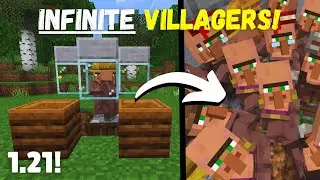 How to make an Easy Villager Breeder in Crafting and Building 1.21