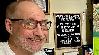 😳 Tomorrow on Sunday Morning Social Media Sermon #136 &ldquo;BLESSED BEYOND BELIEF&rdquo;! LIVE @ 0800 ⏰