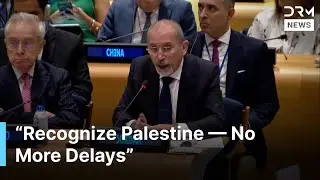 Jordan&rsquo;s FM Ayman Safadi: &lsquo;Recognize Palestine Now&rsquo; | Full UN Speech | AC1G