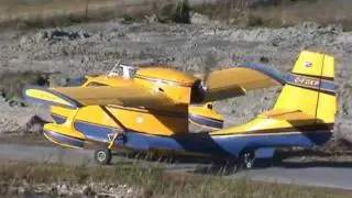 Republic RC-3 Seabee Run Up, Taxiing, Takeoff, and Multiple Touch and Gos CSU3
