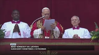 Békét sürgetett karácsonykor XIV. Leó pápa a Vatikánban