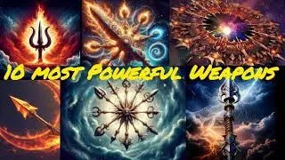 MYTHICAL MIGHT! Top 10 Most Powerful Weapons of Hindu Mythology! 🔱💫💥#viralvideo #video #god #new #yt