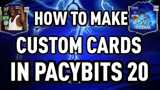 How To *MAKE* *CUSTOM CARDS* In *PACYBITS 20* *TUTORIAL*