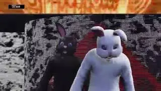 WWE 2K16 Rabbit's domination.