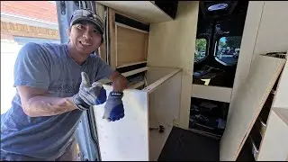Building Out the Kitchen in Our Sprinter Camper