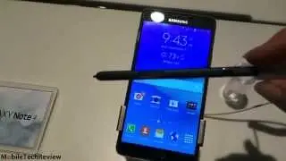 Samsung Galaxy Note 4 First Look