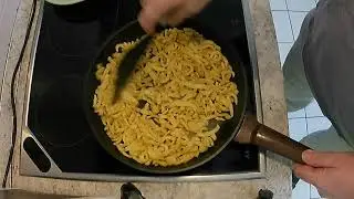 Käsespätzle-2 Spätzle braten