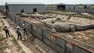From Egg to Adult: Real Crocodile Farming Documentary