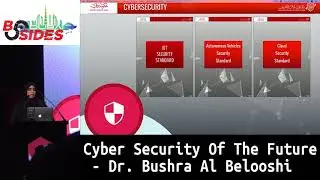 BSides Dubai 2018: Cyber Security Of The Future - Dr. Bushra Al Belooshi