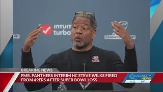 Former Panthers' coach Steve Wilks fired as 49ers DC
