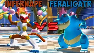 Pokemon battle revolution - Infernape vs Feraligatr