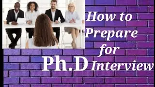 How to prepare for PhD interview//useful for AP RCET