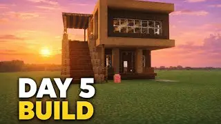 Minecraft Wooden Modern Farm House 🏡🔥 | Survival Mode Build Tutorial