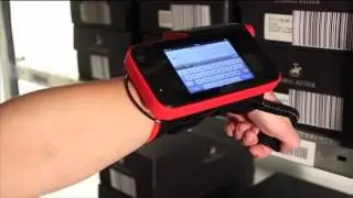 Flowtouch Speedmaker - Ein iPhone mit Scanner für die Logistik