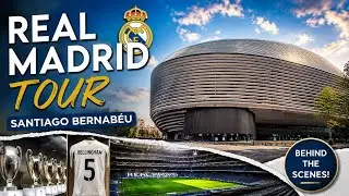 Real Madrid's SANTIAGO BERNABEU Stadium TOUR! Best STADIUM in THE WORLD? 4K