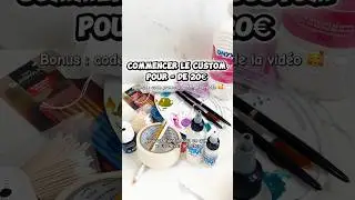 Commencer la custom avec - de 20&euro; ?? 🤯 #artist #painting #custom #diy