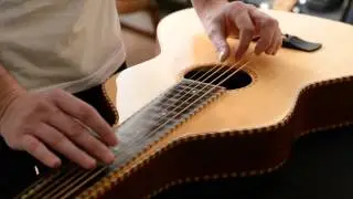 K&K Pure Mini pickup on our Sitka Original Weissenborn by Twisted Wood guitars