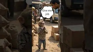 Baby Monkey Doesn't Have Cash For His Sister...!!#shorts #emotional #babymonkey #story