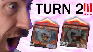 SO YOU CAN WIN BEFORE THEIR SECOND LAND... IN STANDARD!? WIZARDS!? Minion Velus Standard MTG DnD