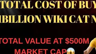 TOTAL COST OF BUYING 1BILLION WIKI CAT NOW