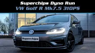 Superchips Dyno Run - VW Golf R Mk7.5 310PS