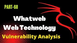 WhatWeb: Web technology recognition tool | Info gathering with Kali Linux | Website identification