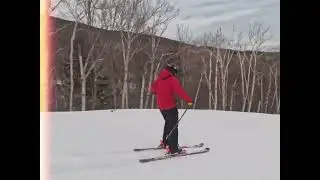 MY FRIEND SKIING AT SUGARBUSH RESORT
