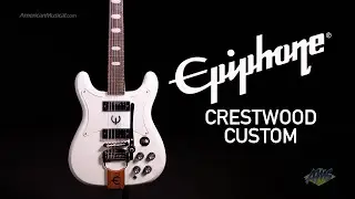Epiphone Crestwood Custom - Mini Humbuckers and Tremtone Vibrato Tailpiece